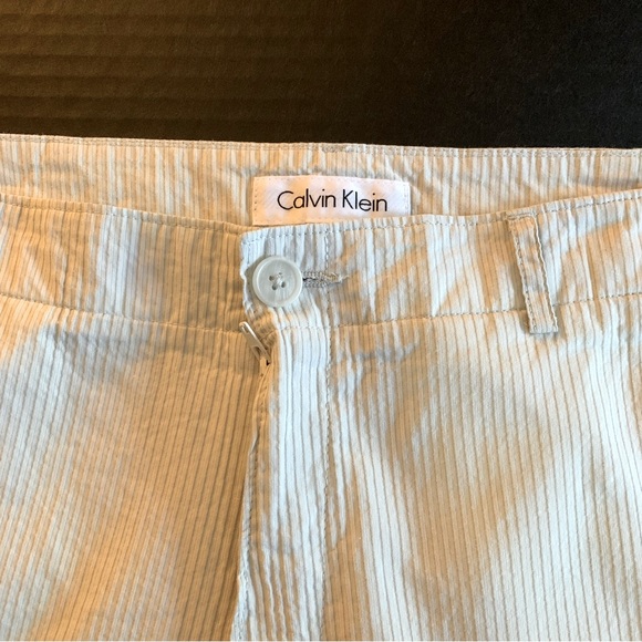 Calvin Klein Other - CALVIN KLEIN. Cream Twill Pants, flat front w/ two pockets and two back …